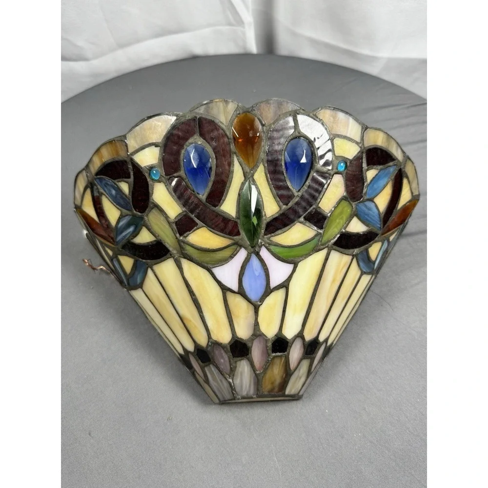 Tiffany‎ Style Mission Design Stained Glass Indoor 1-Light Wall Sconce